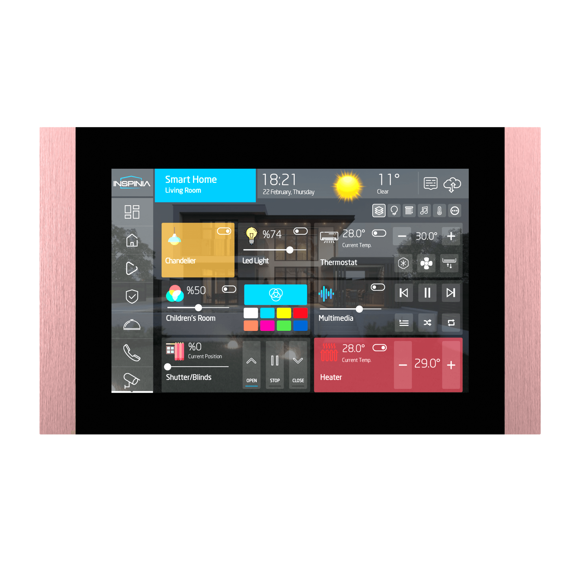 INSPINIA 8 SQ Touch Panel